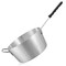 GRIDMANN Tapered Aluminum Sauce Pans with Silicone Handles, NSF Listed Heavy Duty Professional Cookware